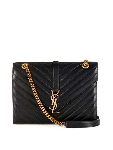 ysl monogram quilted shoulder bag